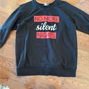 Motherhood Black Maternity Top